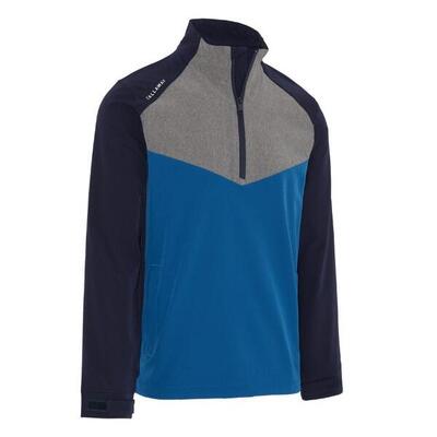 Callaway 1/2 zip heren waterresistant windproof jacket peacoat