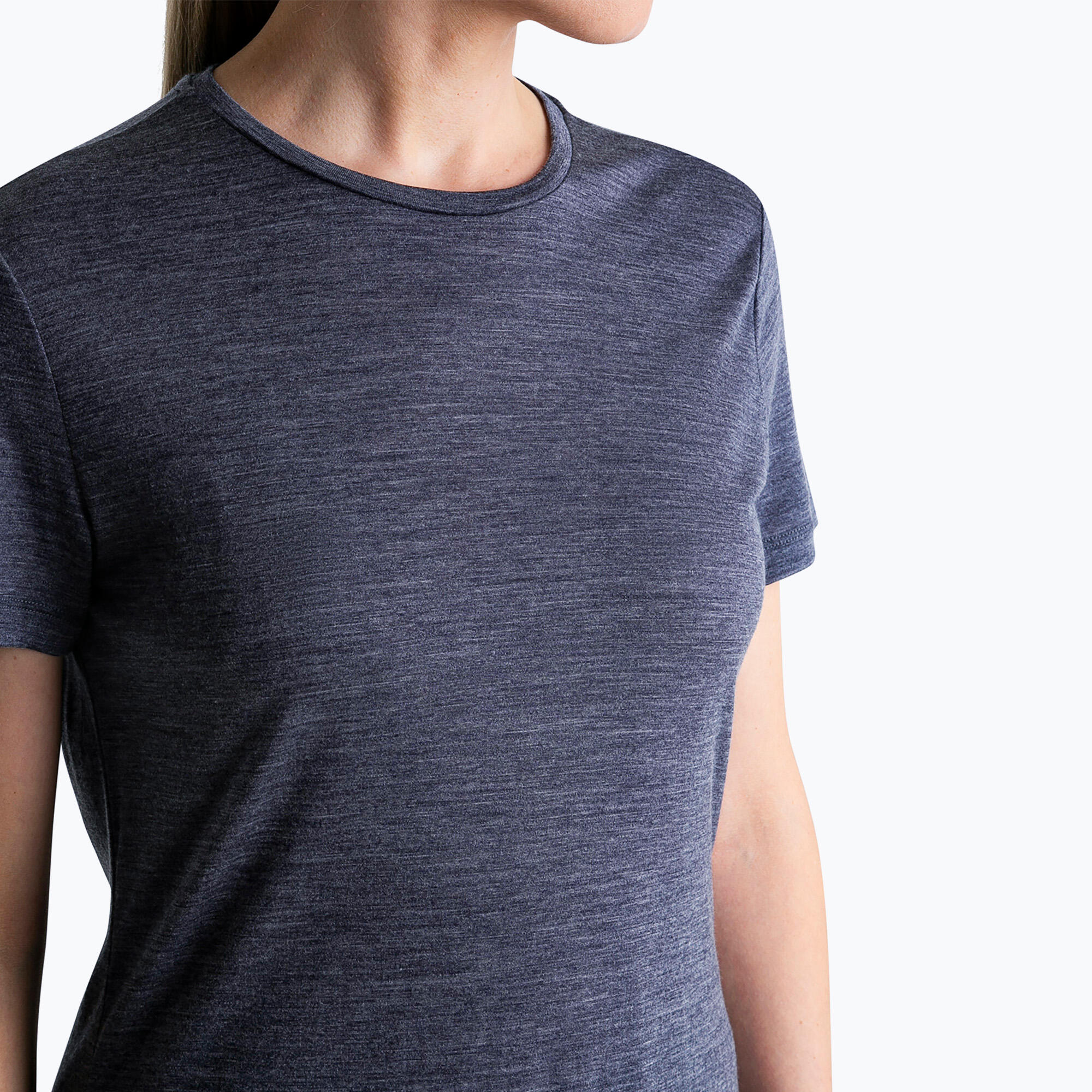 Dames trekking T-shirt icebreaker Merino 125 Cool-Lite Sphere III SS Tee night 3/5