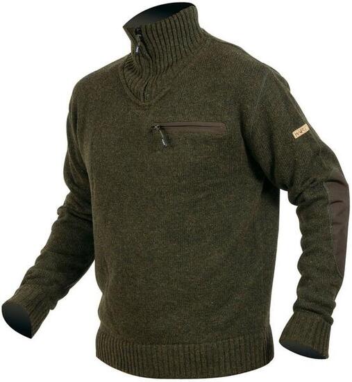 Hart Warmer Troyerpullover "Québec" oliv/grün Herren Jagdtroyer von Oefele