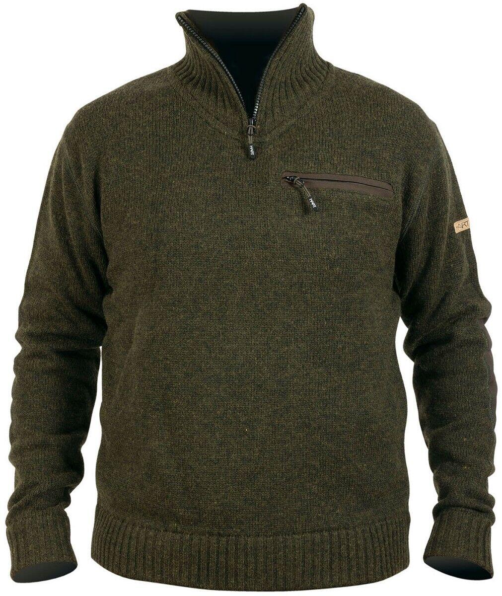 Hart Warmer Troyerpullover "Québec" oliv/grün Herren Jagdtroyer von Oefele 2/5