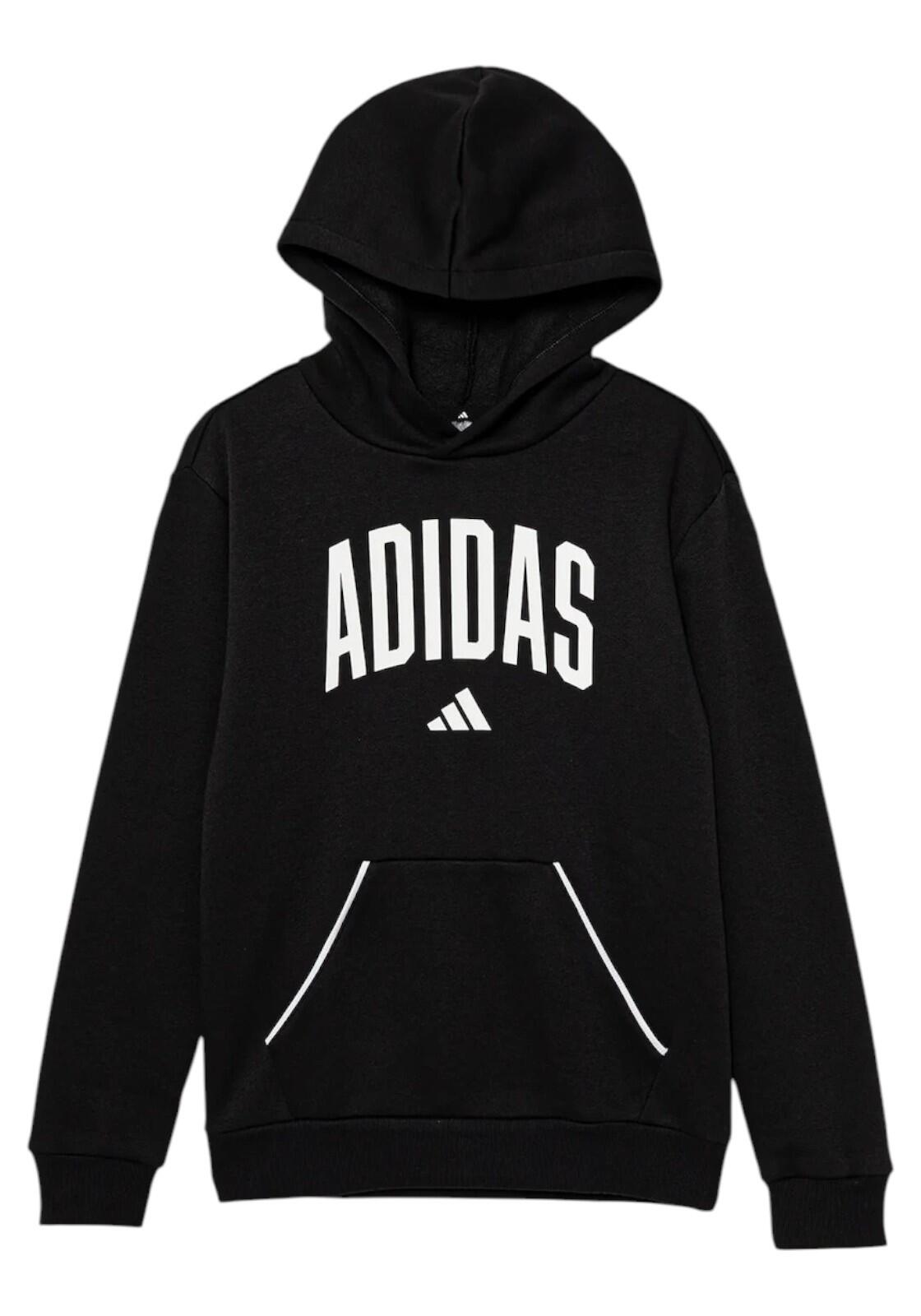 Sweat à capuche Adidas modèle JM1536 pour unisexe enfants 1/5