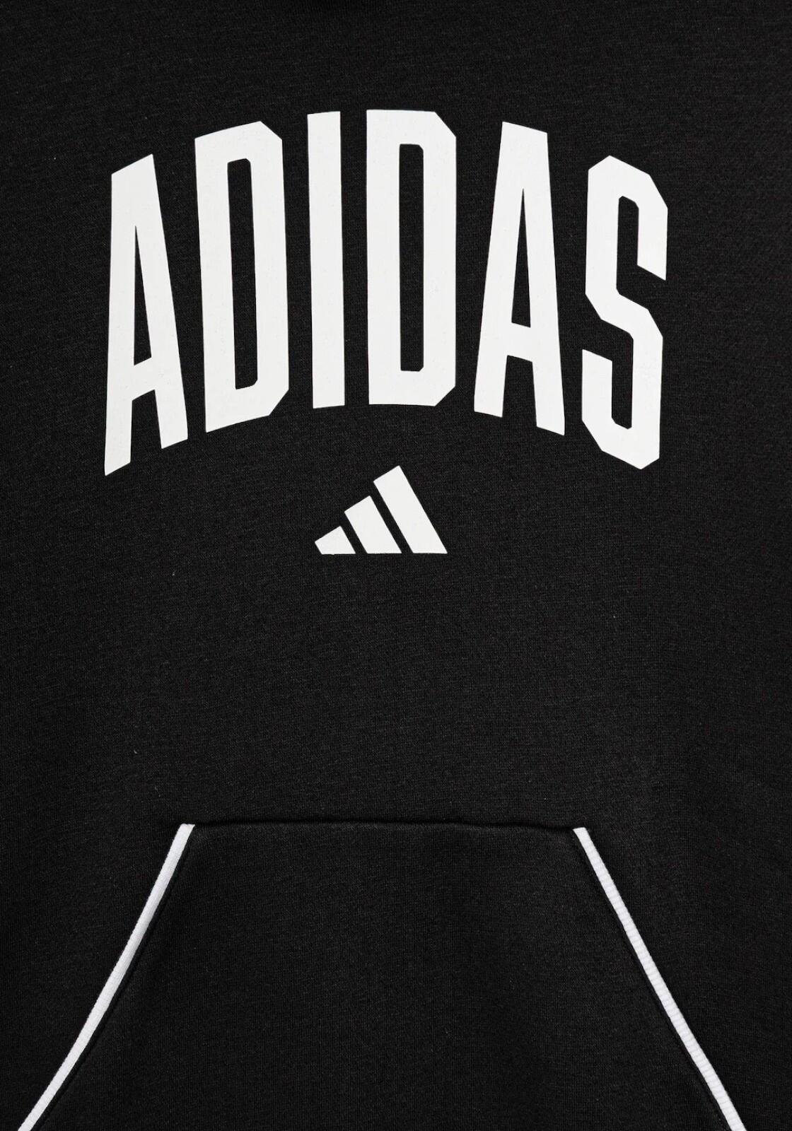 Sweat à capuche Adidas modèle JM1536 pour unisexe enfants 3/5