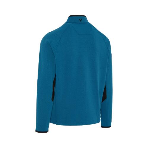 Callaway Blocked LS 1/4 Zip Pullover Blue Sapphire Heren 2/5