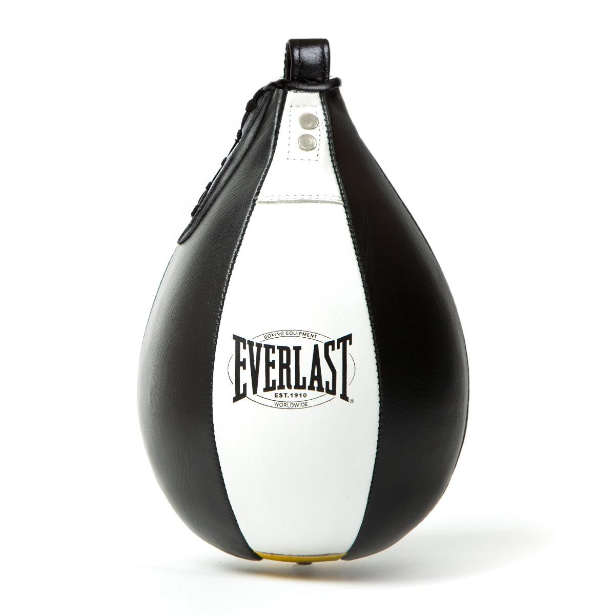 Everlast - Everlast 1910 Speed Bag | Noir/blanc | 15 Cm X 23 Cm - Poire De Frappe - Noir - Taille Unique - Decathlon