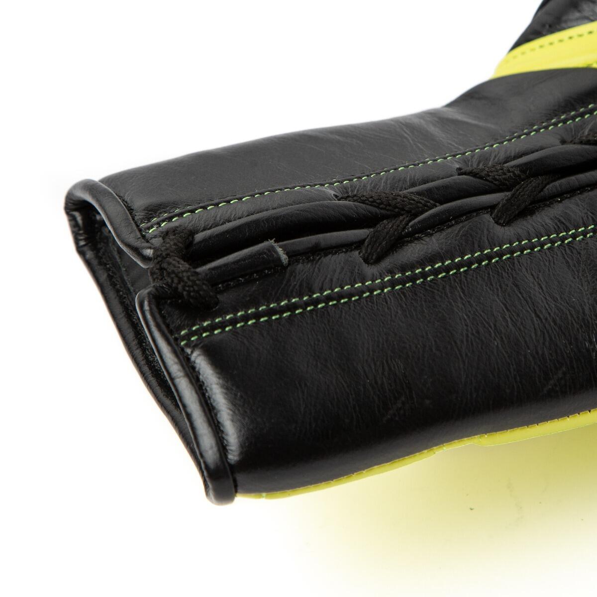 Everlast Powerlock 2 Pro Gants d'Entraînement Lacés | Jaune Néon | 14-OZ 5/5