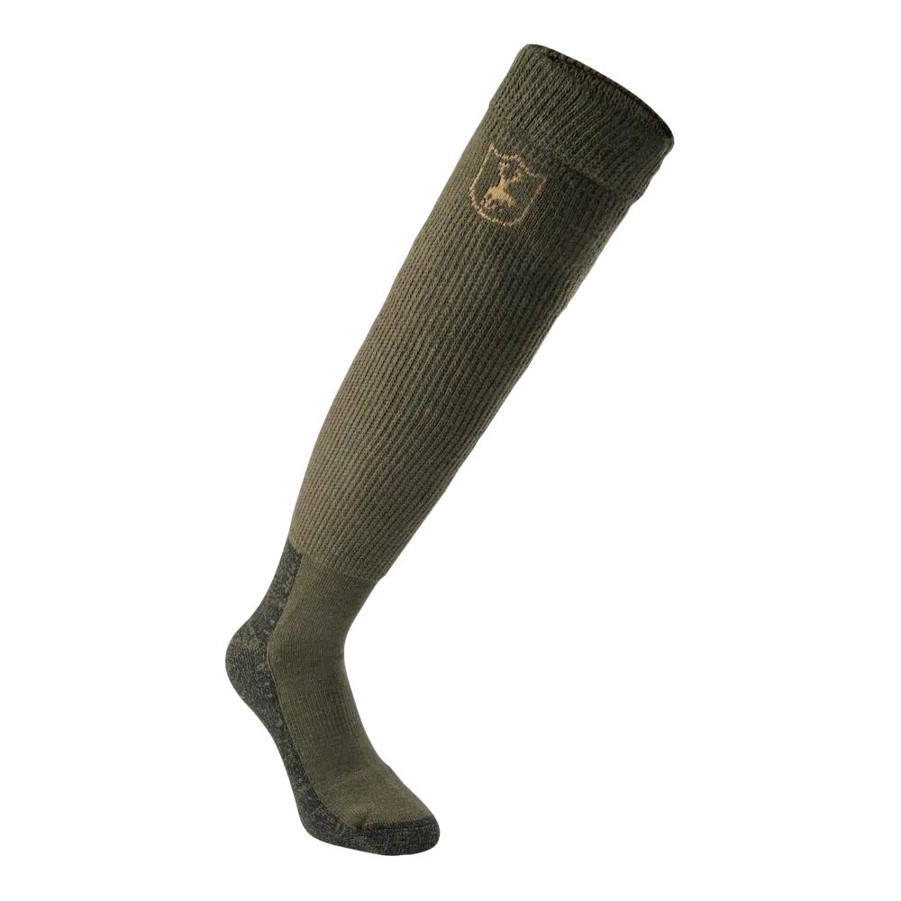 Deerhunter - Chaussettes Hautes En Laine Deerhunter Deluxe - 36/39 - Chaussettes - Vert - 35/38 - Decathlon