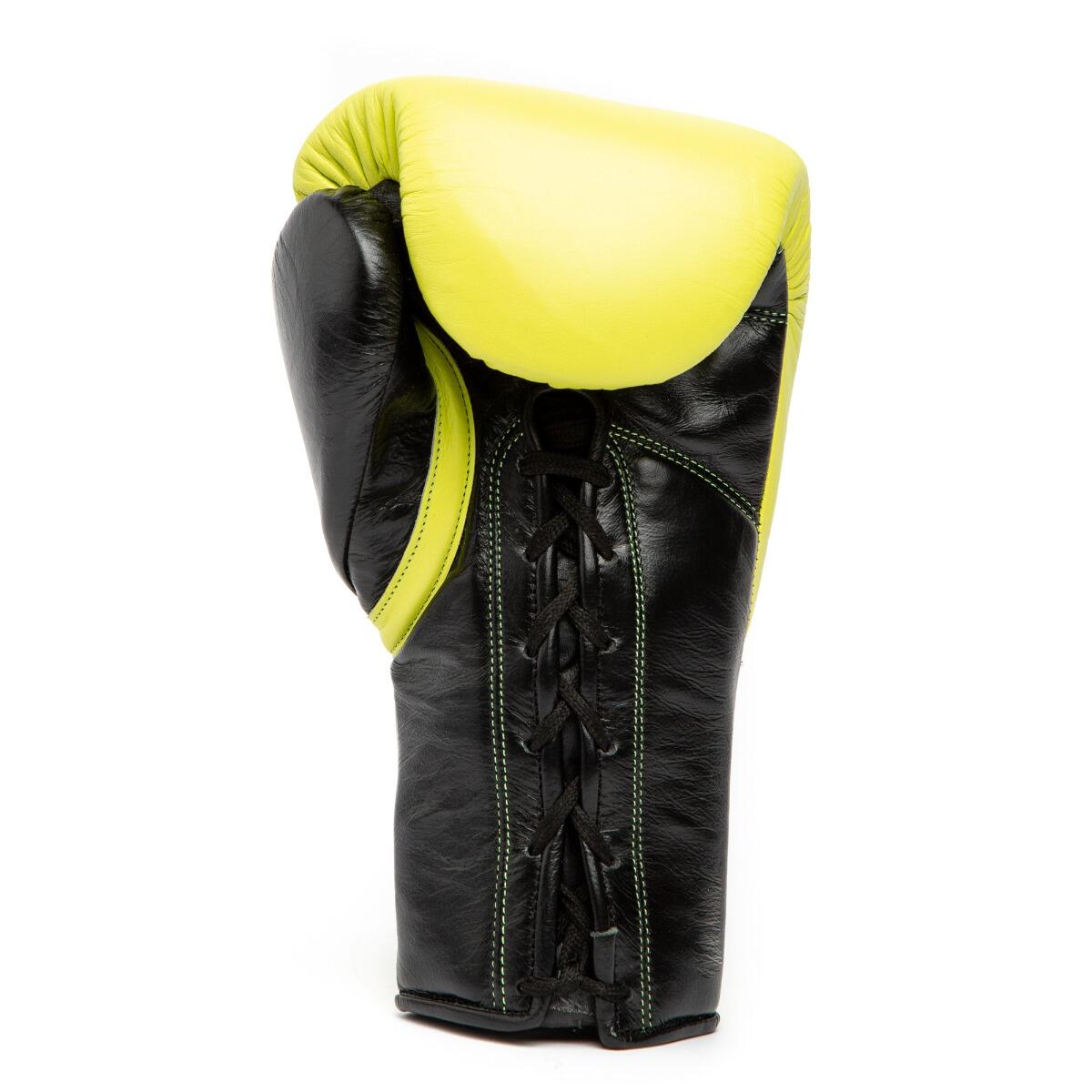 Everlast Powerlock 2 Pro Gants d'Entraînement Lacés | Jaune Néon | 14-OZ 4/5