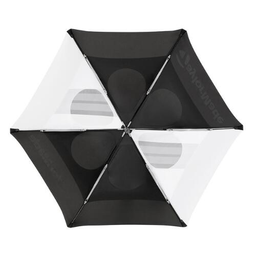 Taylormade Tour Double Canopy 68" paraplu zwart/wit 3/3