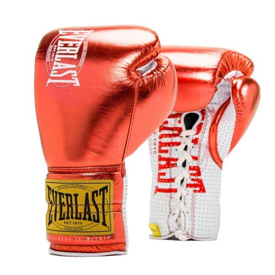 Everlast 1910 Guanti da Competizione | Rosso | 8-OZ