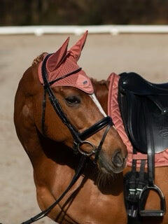 Bonnet anti-mouches Modern Coral - Equestrian Stockholm 2/3