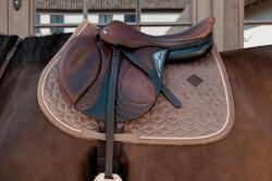 Tapis de selle Velvet Marron clair MIXTE - Kentucky