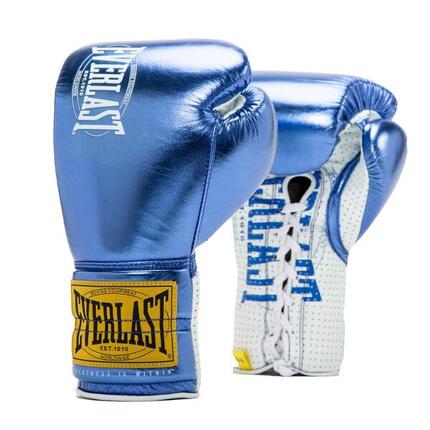 Everlast 1910 Gants de Combat (Kickboxing) | Bleu | 8-OZ