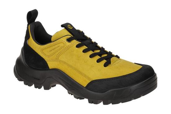 Ecco Offroad Herren Schuhe gelb Nubuck Waterproof 822354