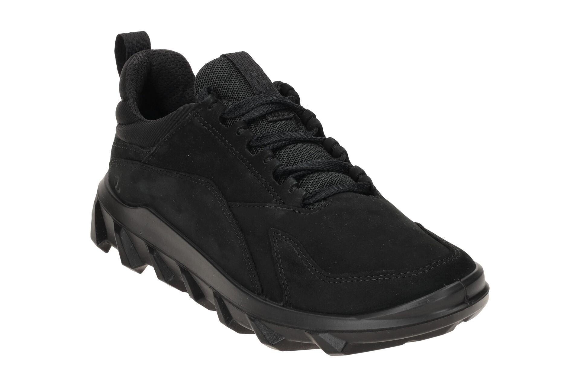 Ecco MX Schuhe Sneakers schwarz Damen Nubuck 820313 3/7