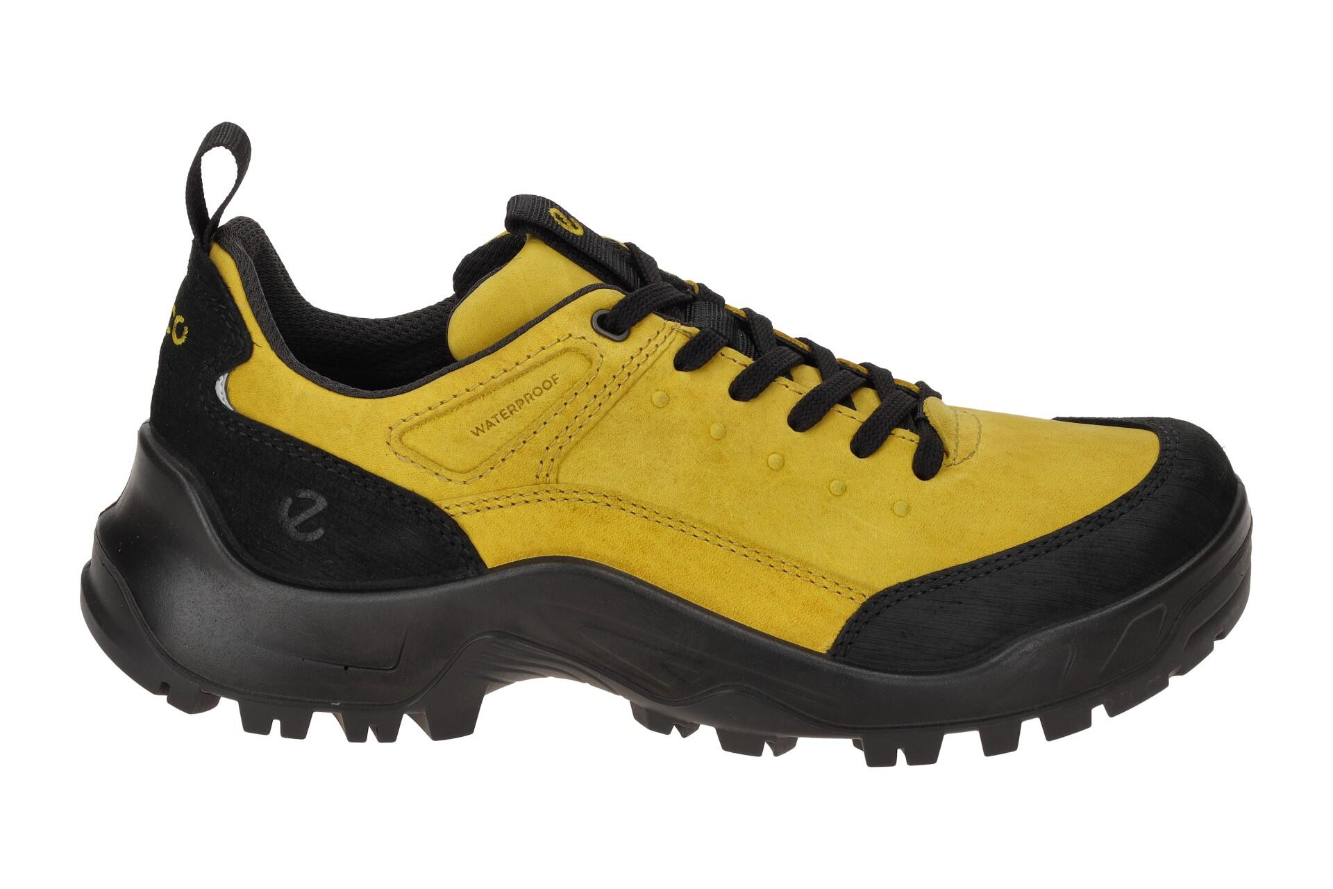 Ecco Offroad Herren Schuhe gelb Nubuck Waterproof 822354 2/7