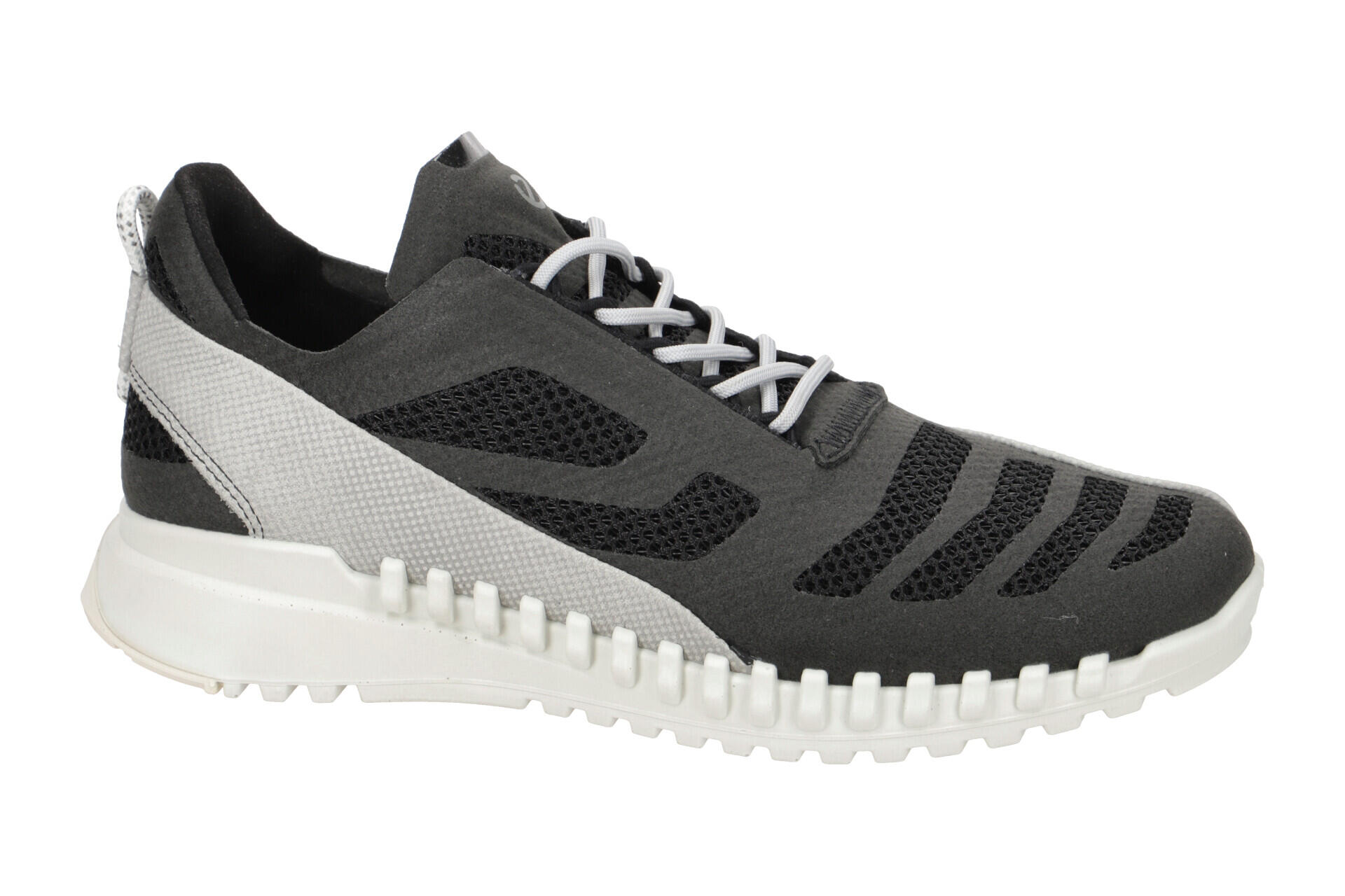 Ecco Zipflex Schuhe schwarz grau Damen Sneaker 834803 7/7
