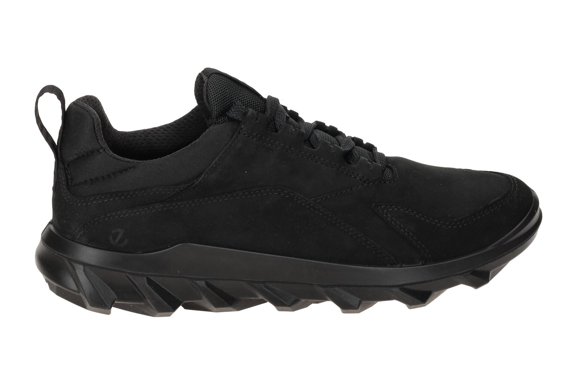 Ecco MX Schuhe Sneakers schwarz Damen Nubuck 820313 2/7