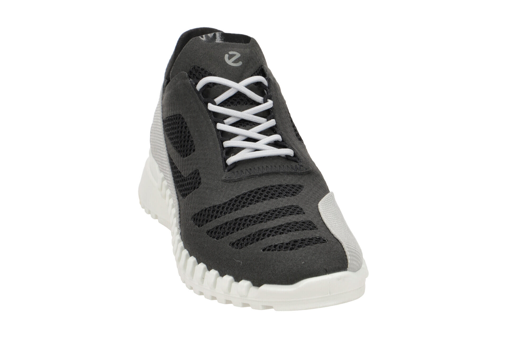 Ecco Zipflex Schuhe schwarz grau Damen Sneaker 834803 2/7