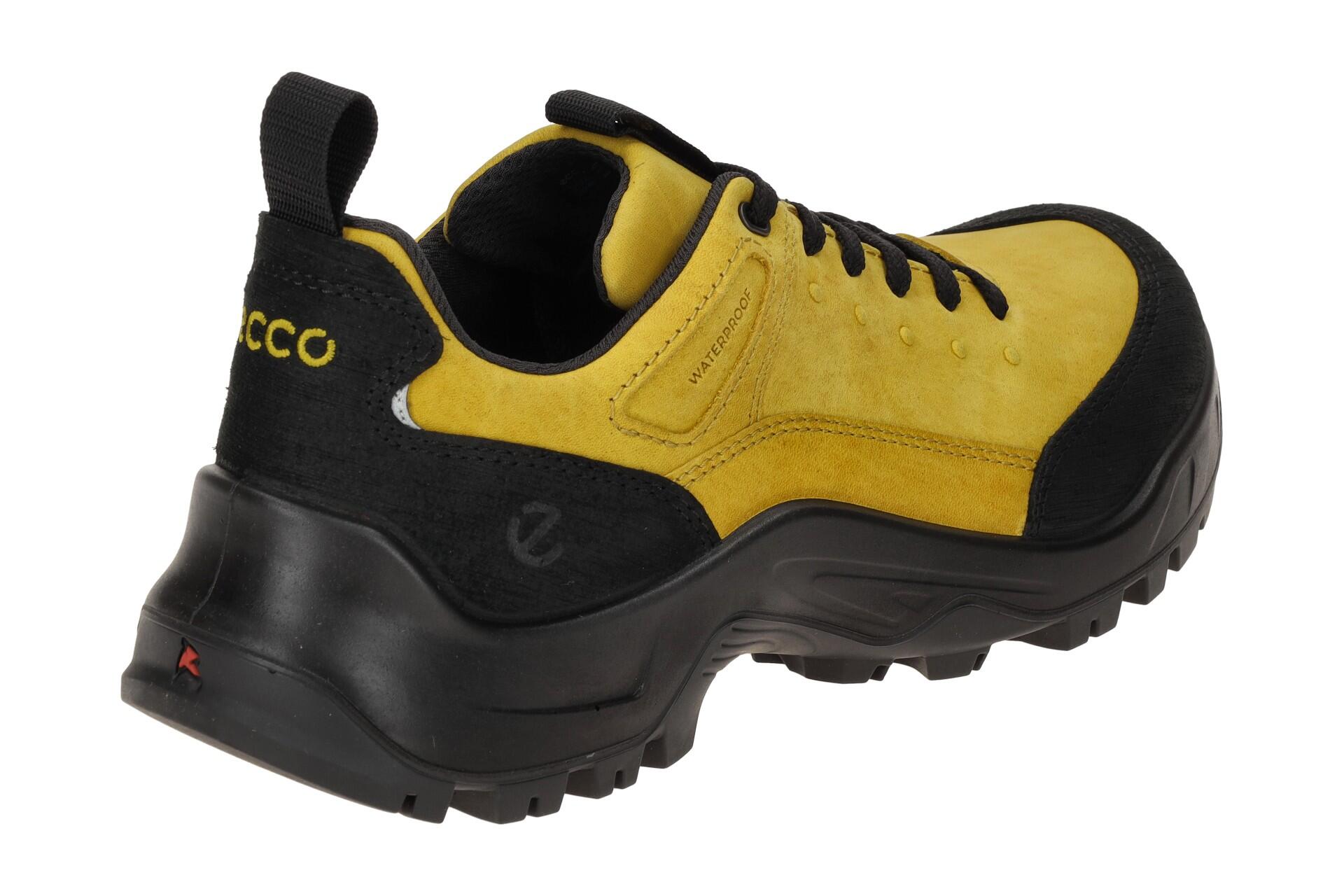 Ecco Offroad Herren Schuhe gelb Nubuck Waterproof 822354 4/7