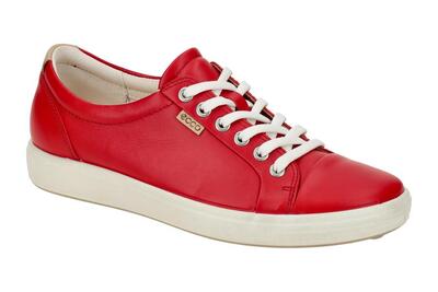 Ecco Soft 7 Schuhe chili rot Damen Sneakers 430003