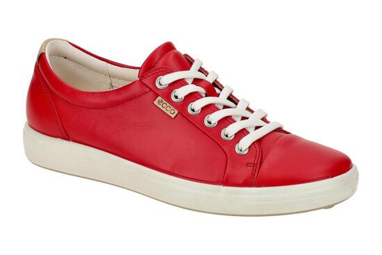 Ecco Soft 7 Schuhe chili rot Damen Sneakers 430003