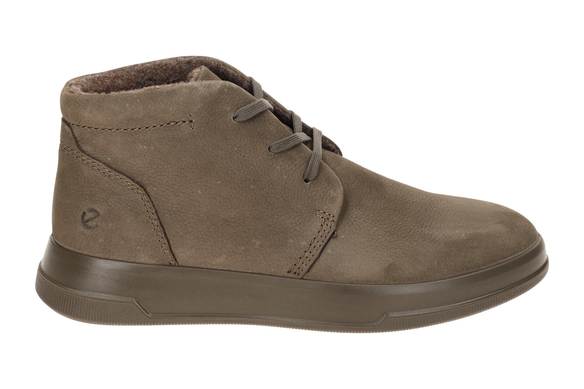 Ecco Move Stiefelette taupe grau Damen Mid Sneakers 223833 2/7