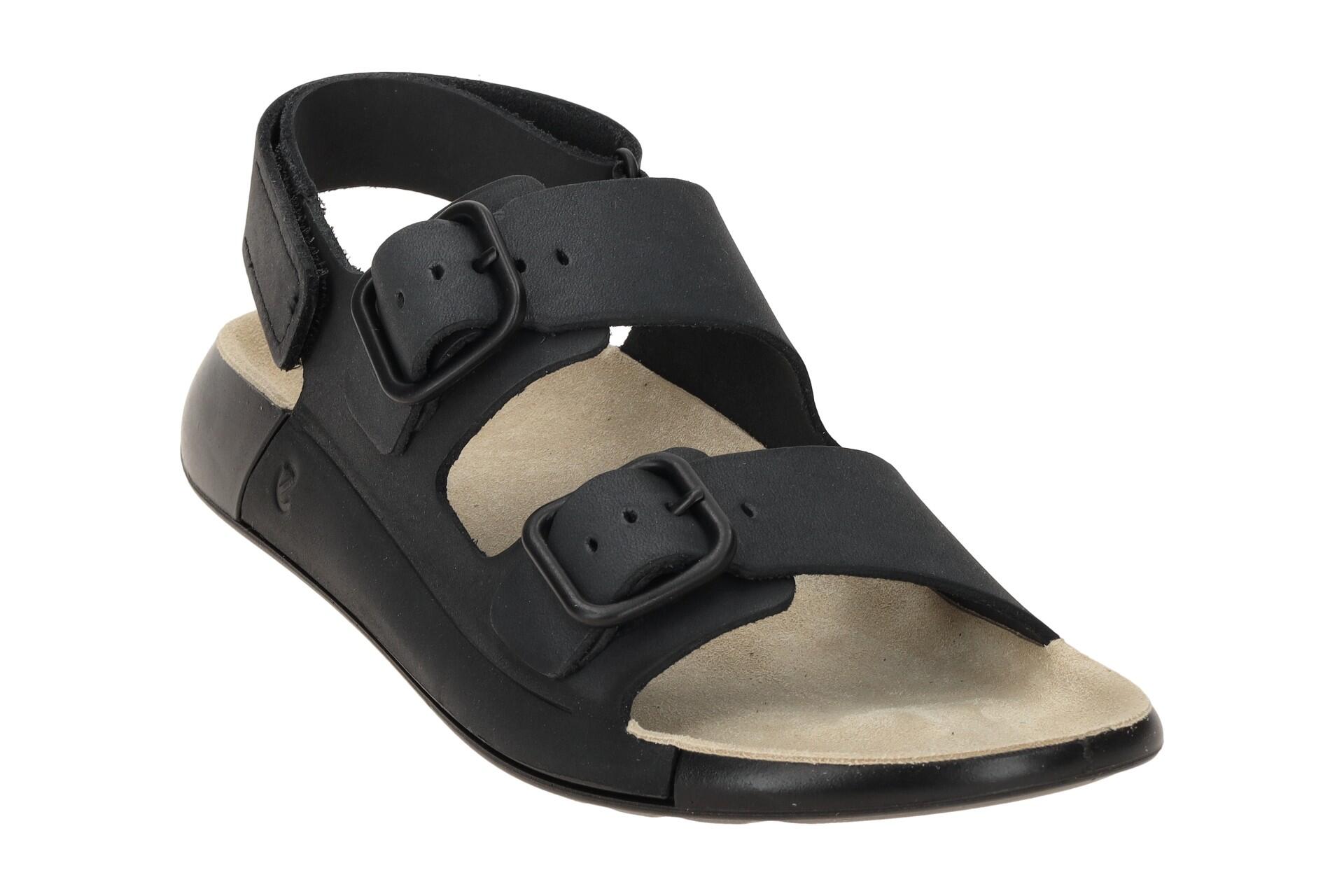 Ecco Cozmo Sandale Damen schwarz Nubuck 206903 3/7