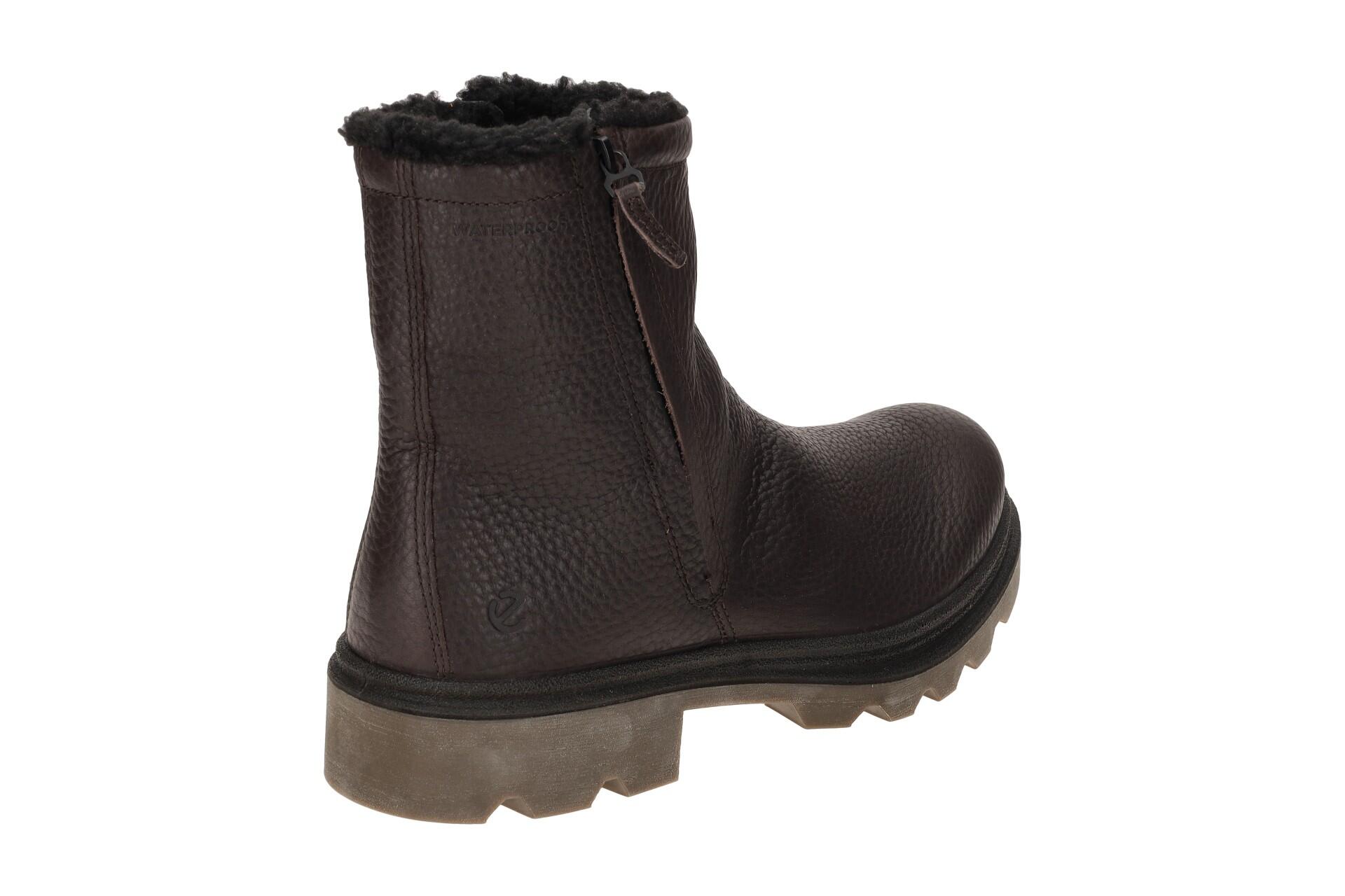 Ecco Grainer Herren Winter Stiefel braun mocha Waterproof 214804 4/7