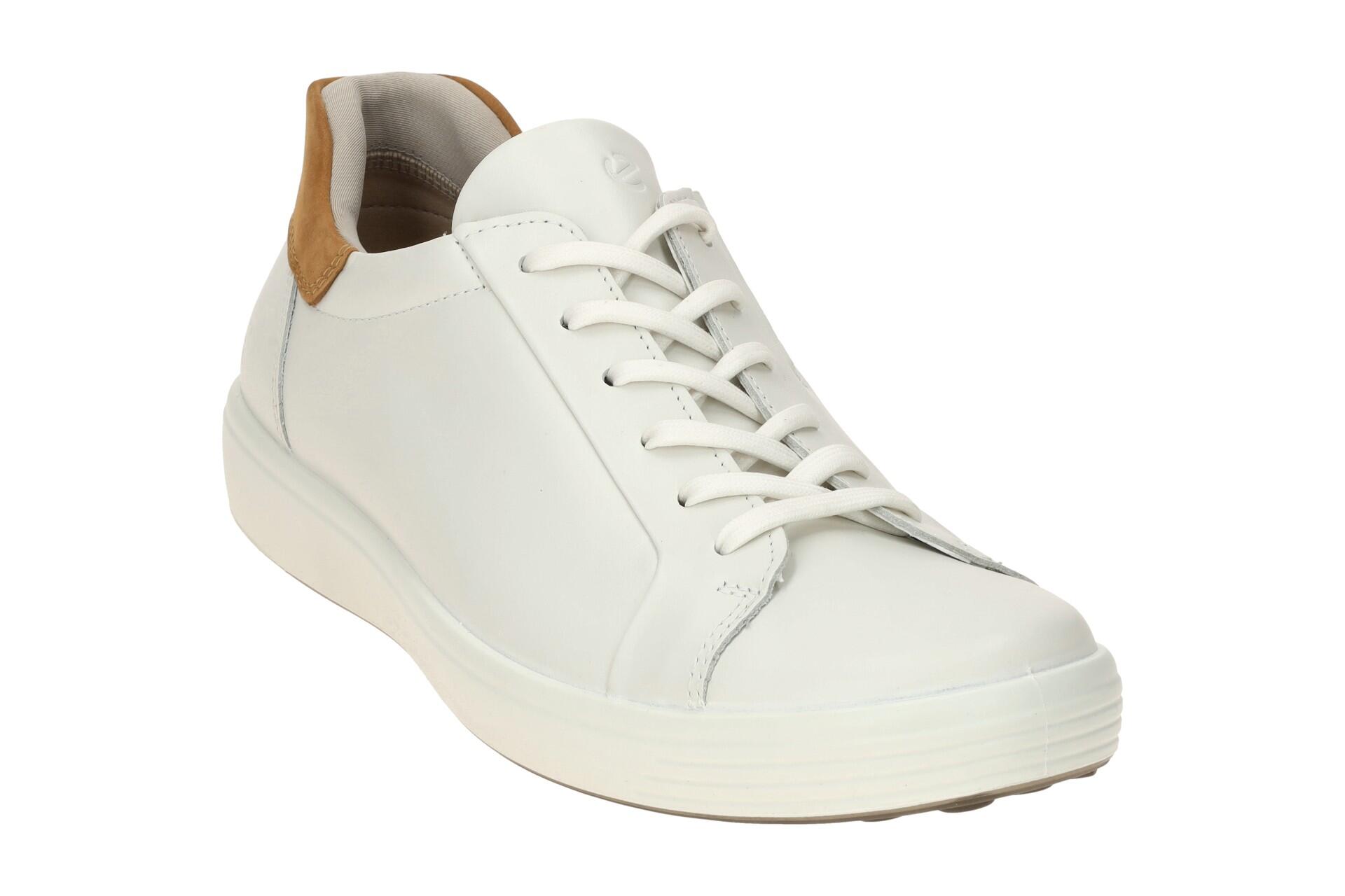 Ecco Soft 7 Schuhe weiß Herren SLIP-ON Sneakers 470824 3/7