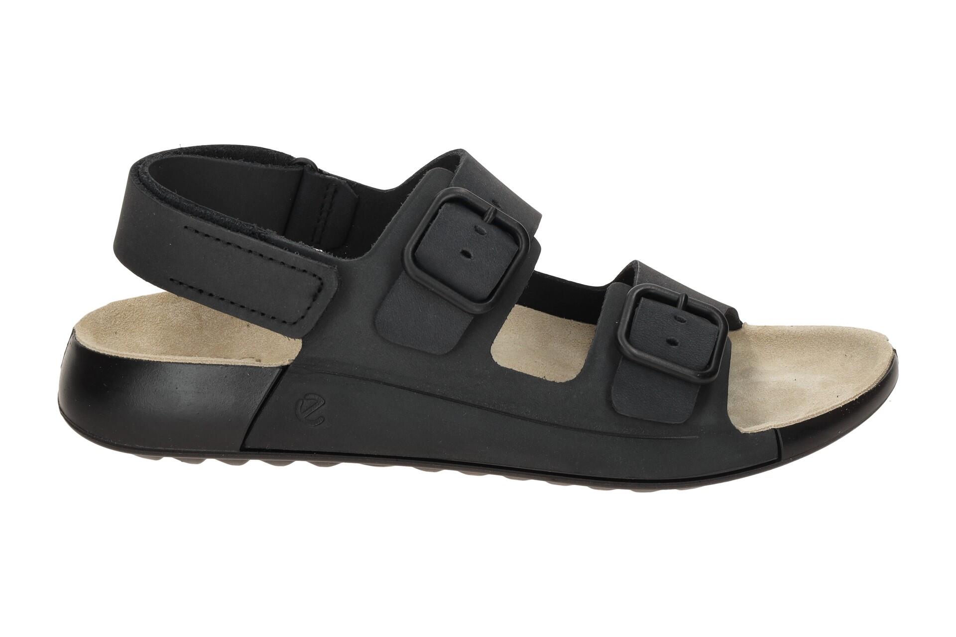 Ecco Cozmo Sandale Damen schwarz Nubuck 206903 2/7