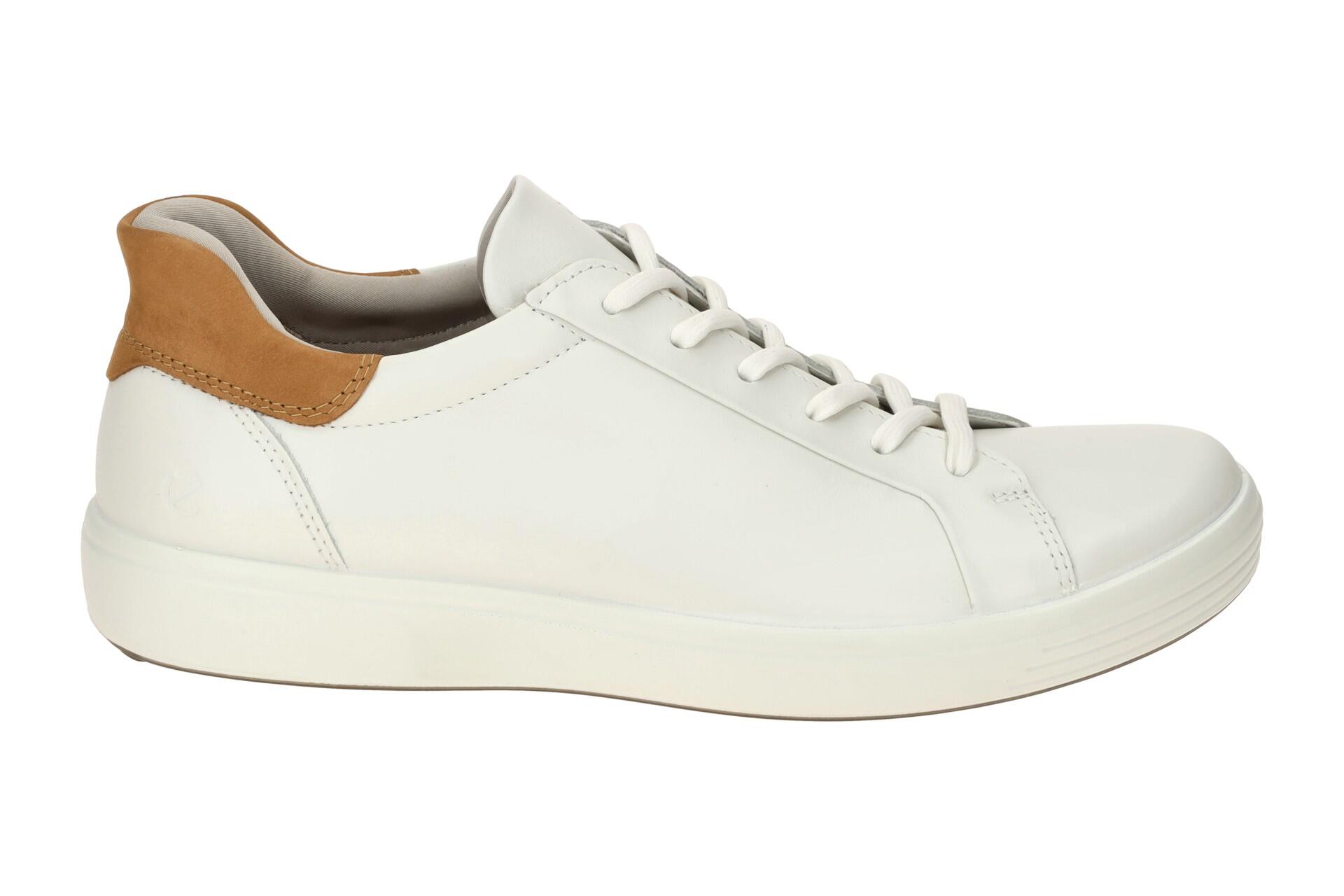 Ecco Soft 7 Schuhe weiß Herren SLIP-ON Sneakers 470824 2/7