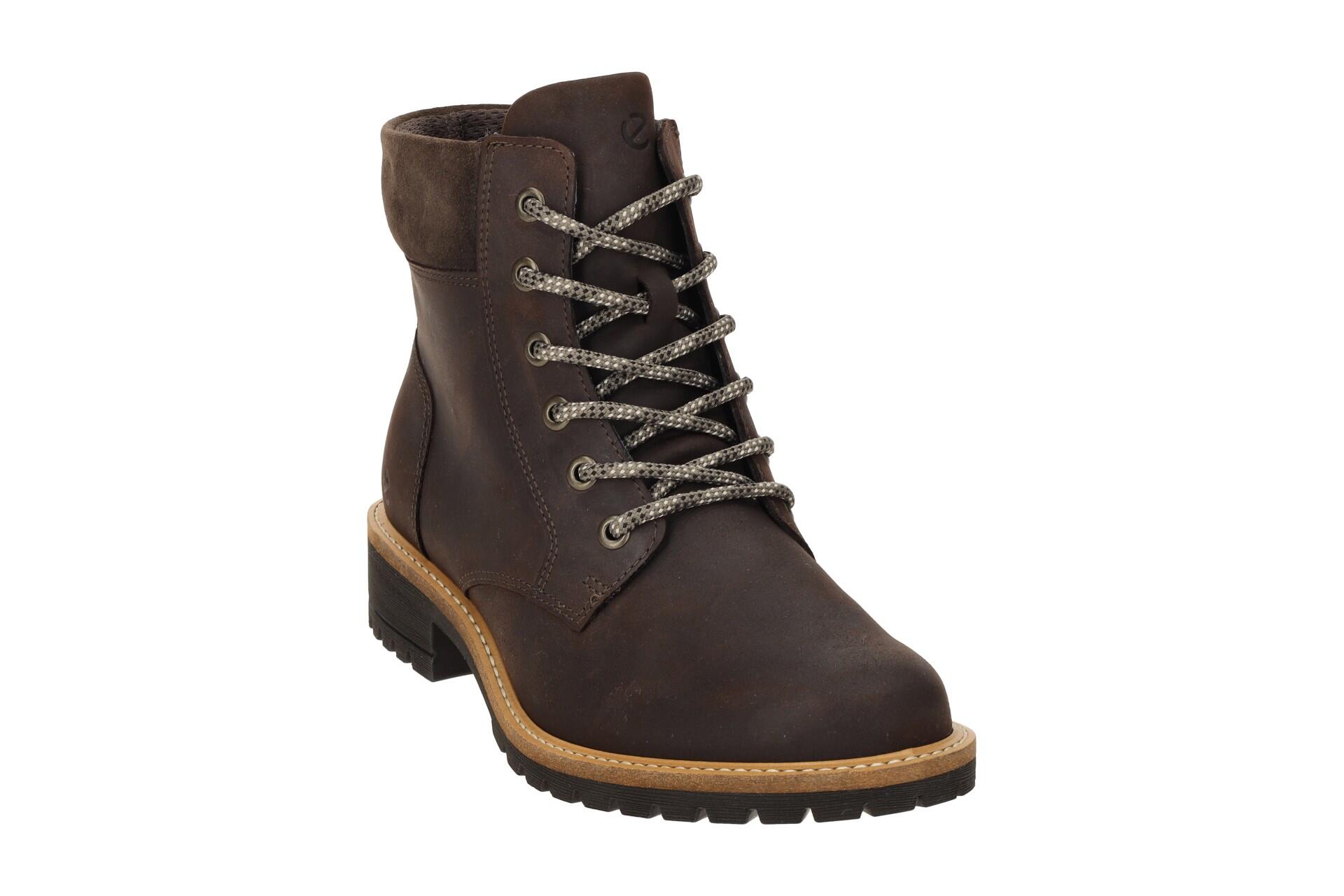 ecco Elaina Stiefelette braun Nubuck Schnür Boots 202123 3/7