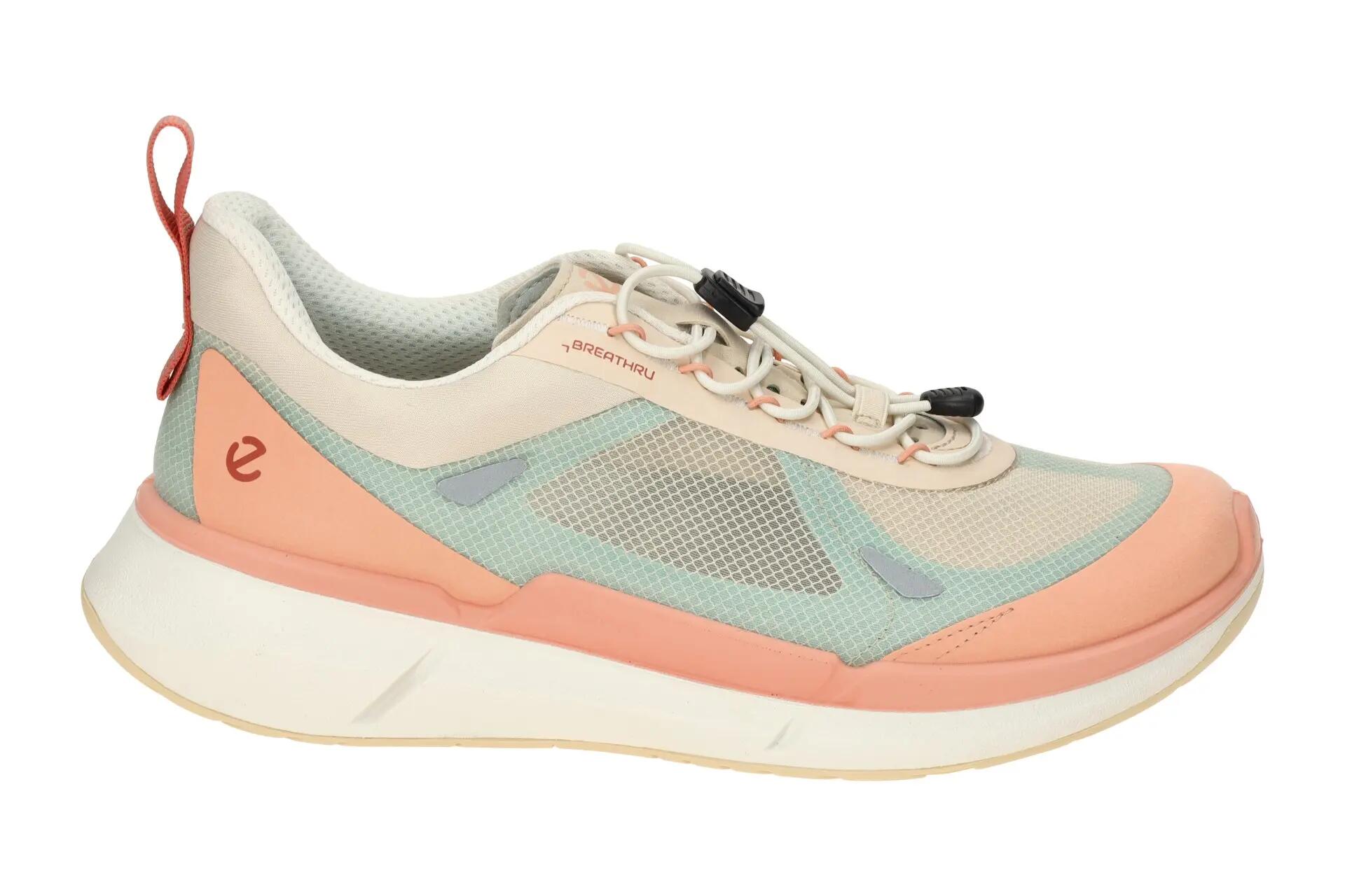 ecco Biom 2.2 Sneaker Schuhe rose beige Damen Gummizug 830873 2/7