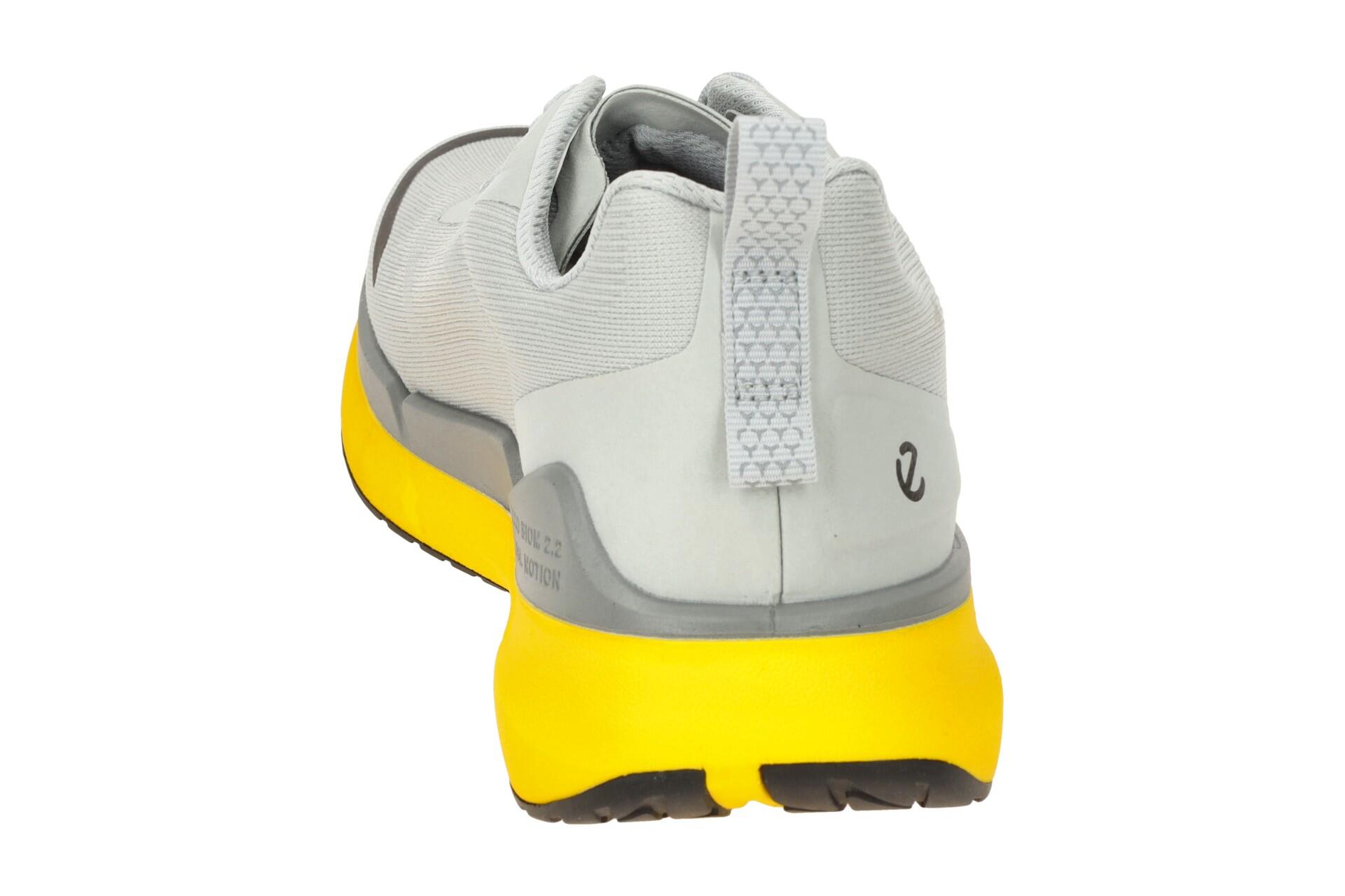 ecco Biom 2.2 Sneaker Schuhe grau gelb Sport Herren 830754 5/7