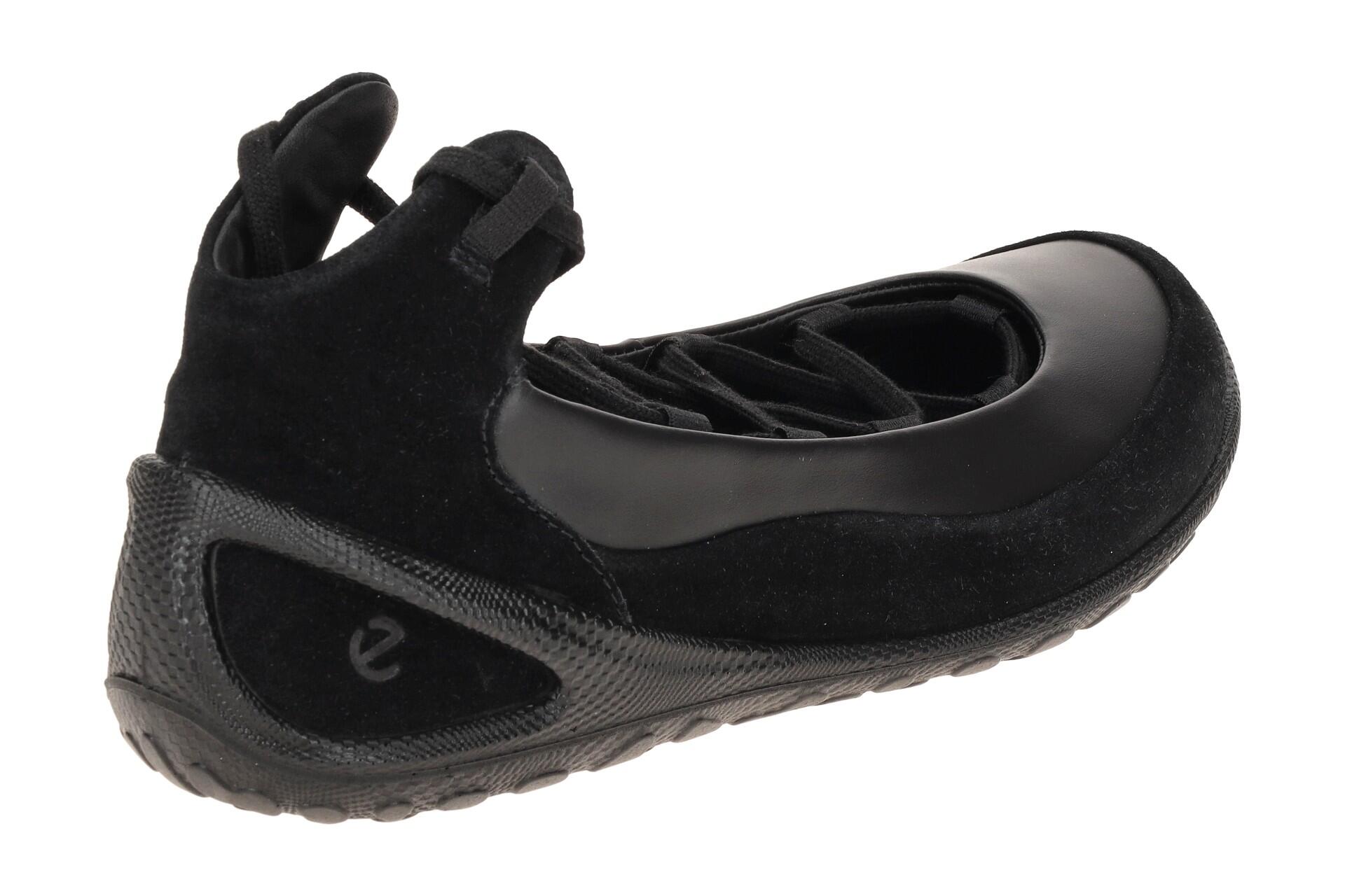 Ecco Biom Lite Schnür Ballerina Schuhe schwarz 802453 4/7