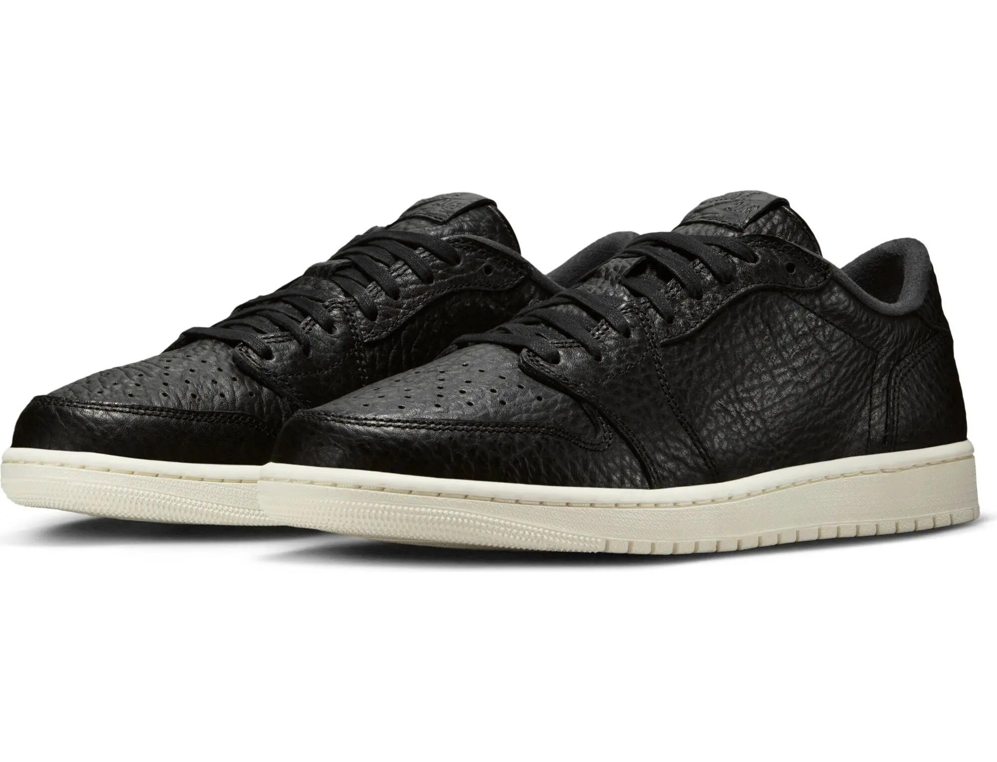 Nike Air Jordan 1 Retro Low - black/black-sail 2/6