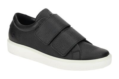 Ecco Soft 60 Schuhe Slipper schwarz Damen Klett 219243