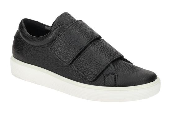 Ecco Soft 60 Schuhe Slipper schwarz Damen Klett 219243