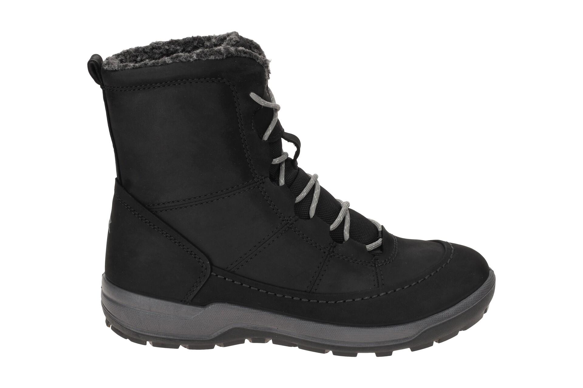 Ecco Trace Winter Schnür Stiefel schwarz Warmfutter 2/7