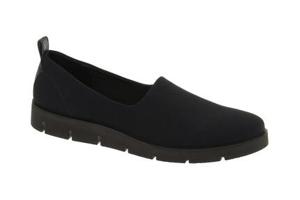 Ecco Bella Slipper schwarz Stretch