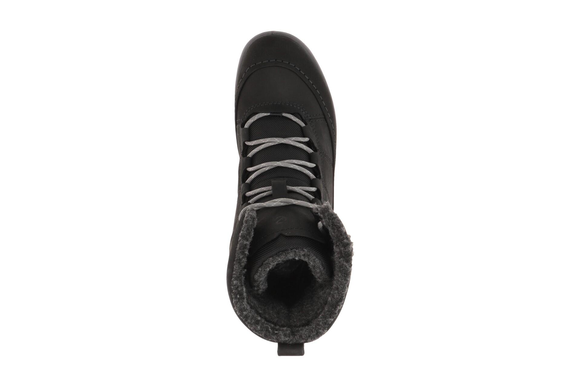 Ecco Trace Winter Schnür Stiefel schwarz Warmfutter 6/7