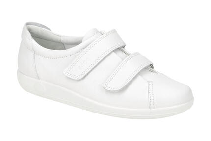 Ecco Soft 2 Schuhe weiß Klett 206513