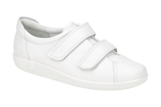 Ecco Soft 2 Schuhe weiß Klett 206513