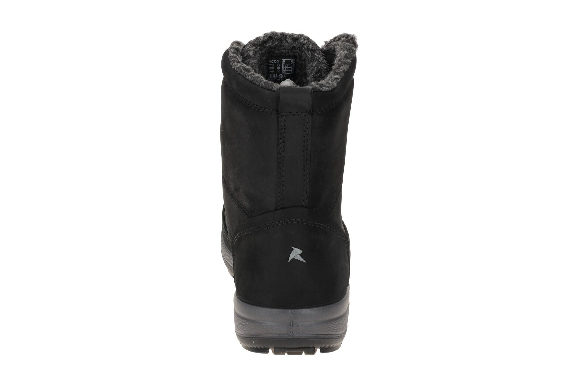 Ecco Trace Winter Schnür Stiefel schwarz Warmfutter 5/7