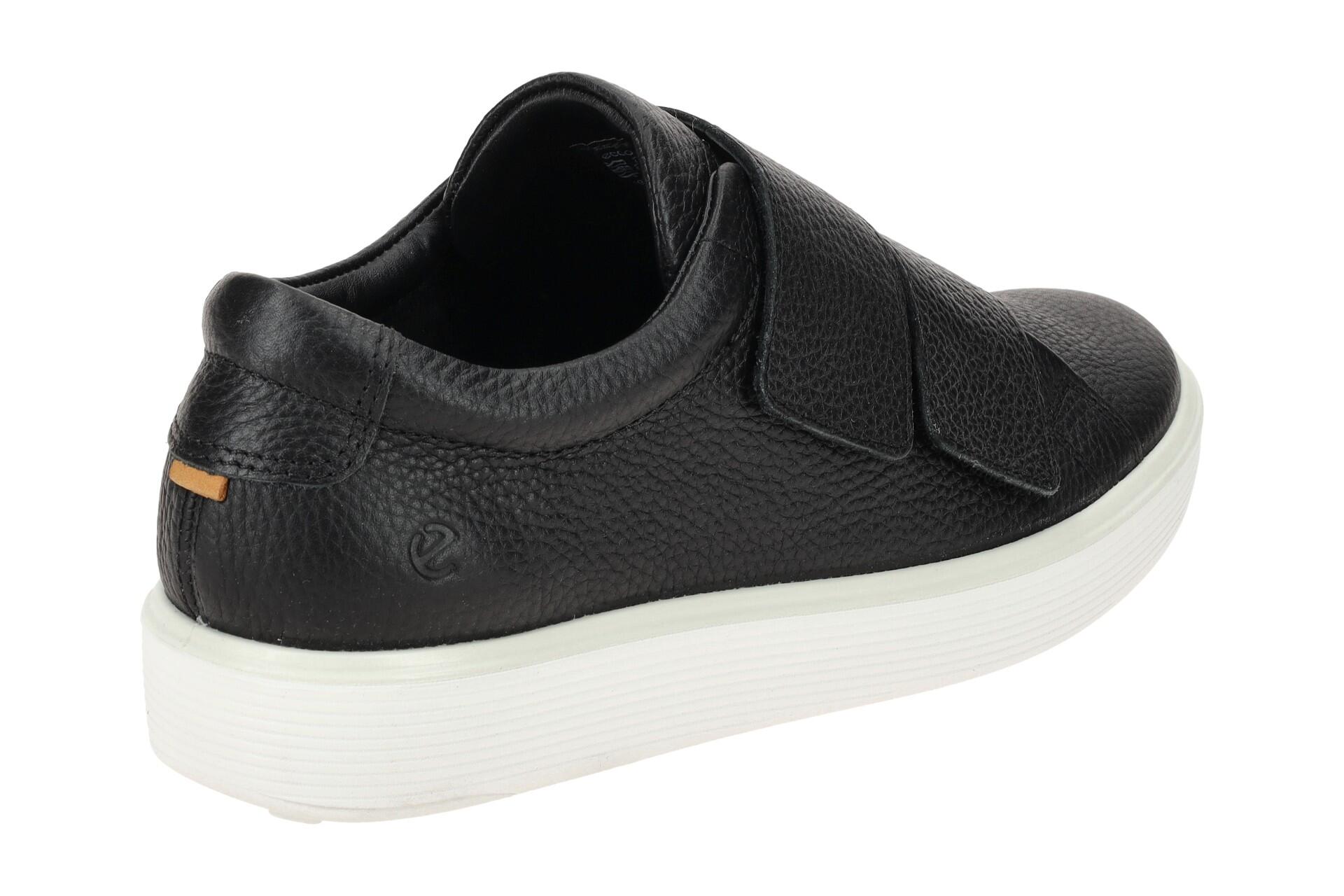 Ecco Soft 60 Schuhe Slipper schwarz Damen Klett 219243 6/7