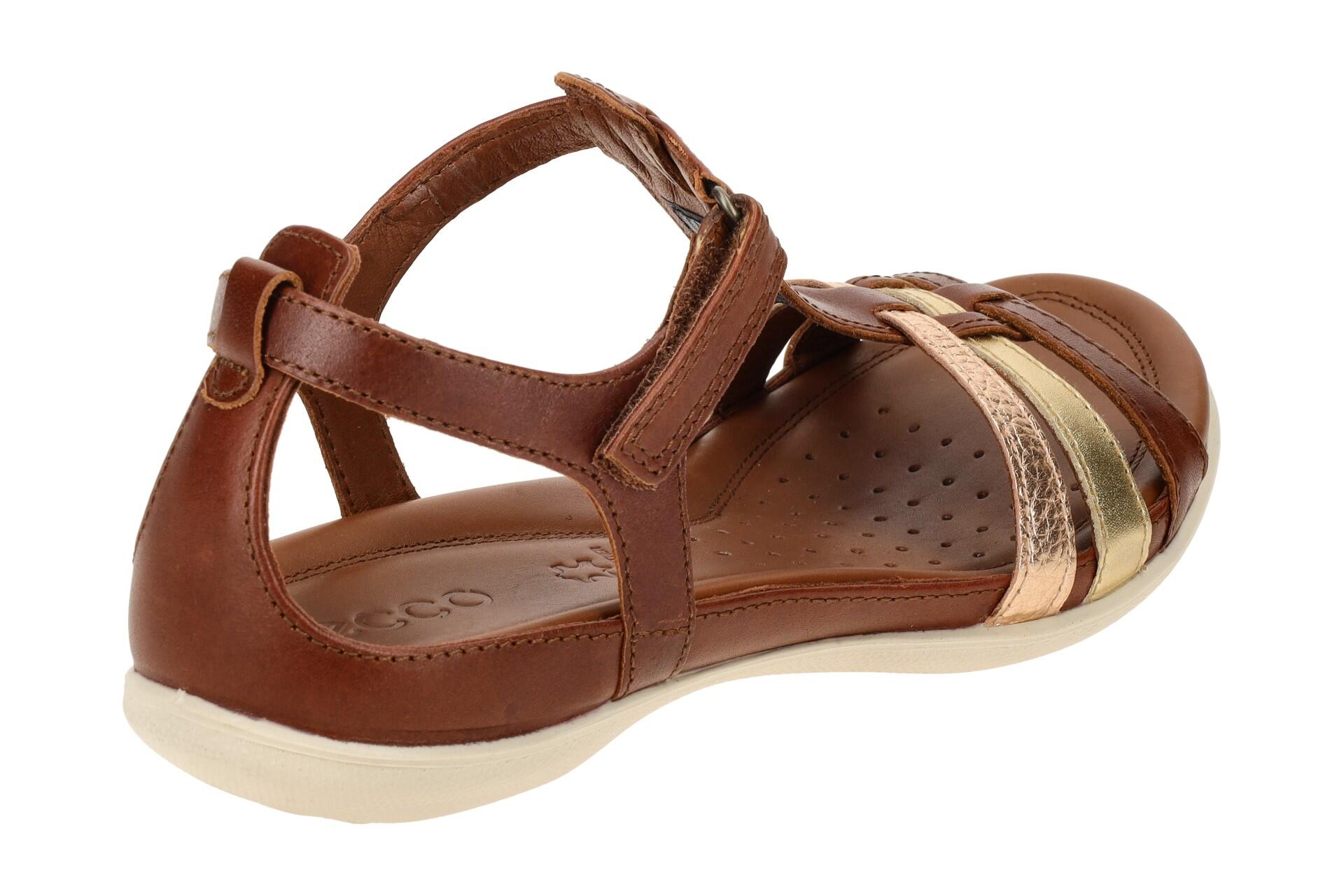 Ecco T-Steg Sandale Flash braun mink 6/7