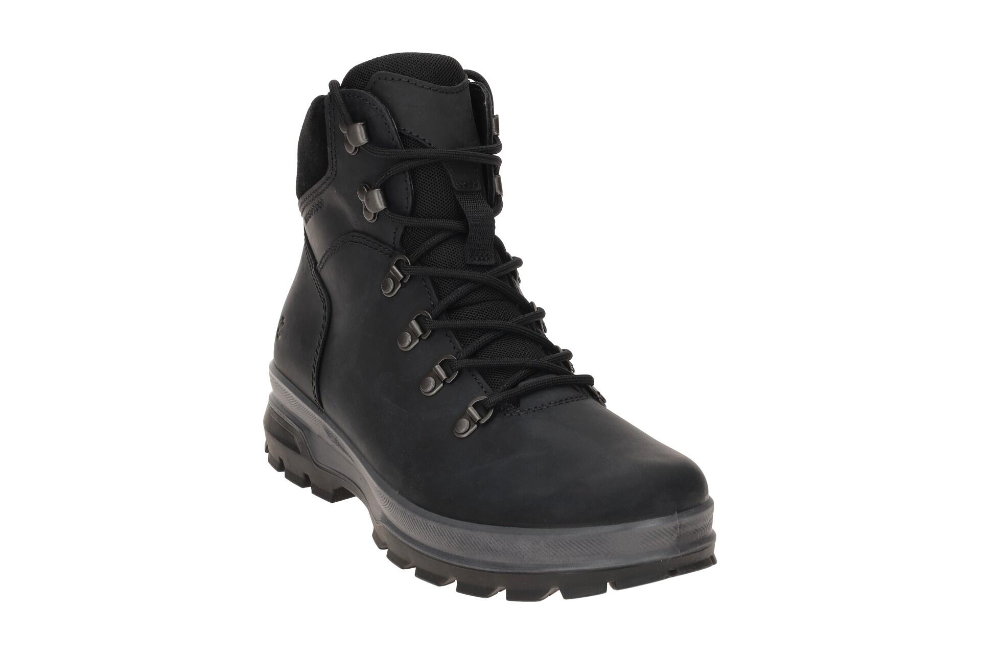 Ecco RUGGED TRACK Herrenstiefelette  Wanderstiefelette schwarz NEU 3/7