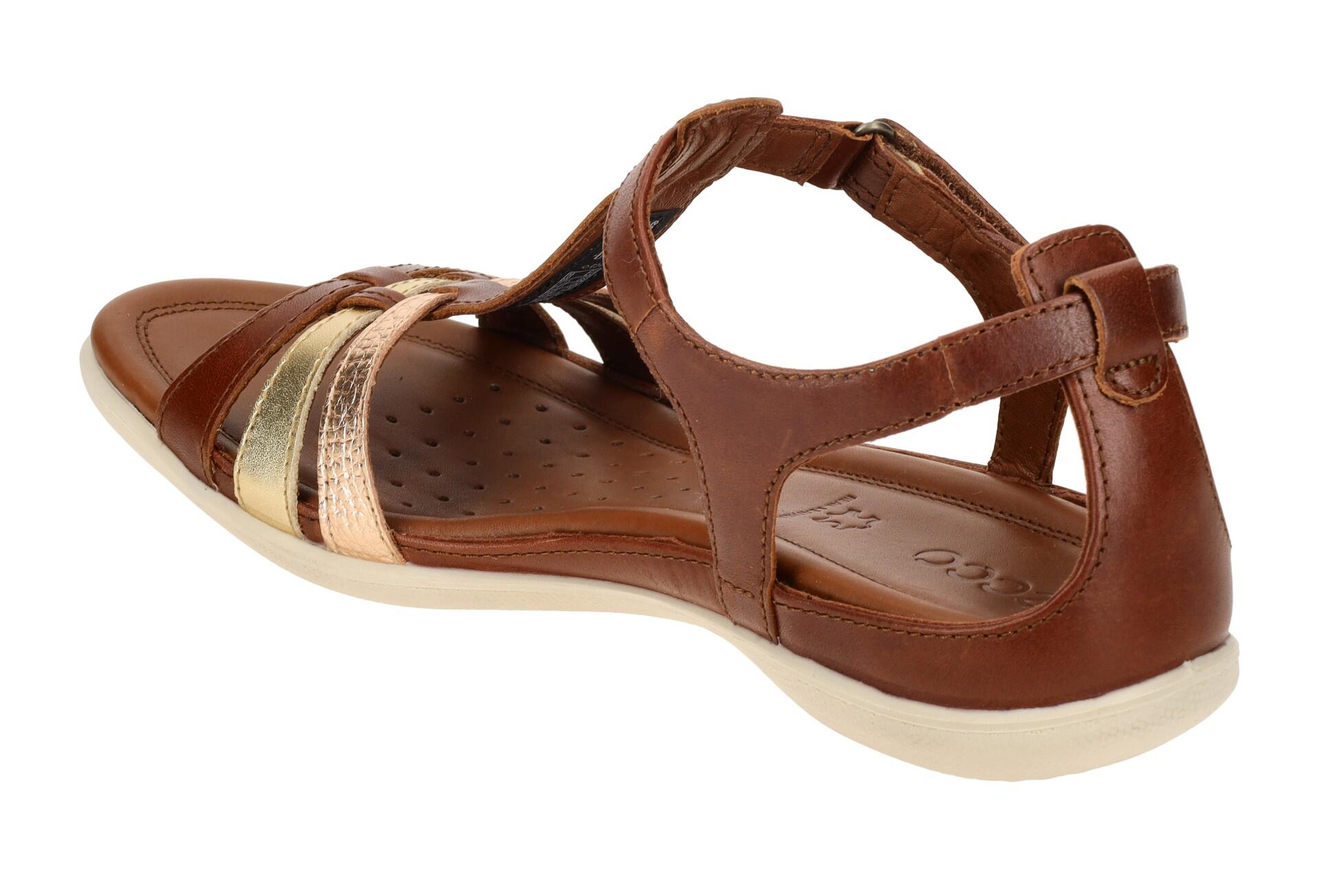 Ecco T-Steg Sandale Flash braun mink 4/7