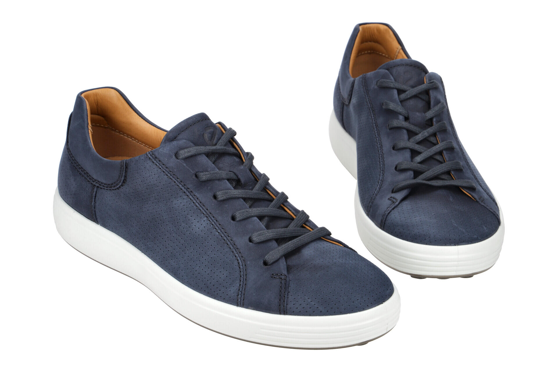 Ecco Soft 7 Schuhe Sneaker blau Nubuck 470264 2/7