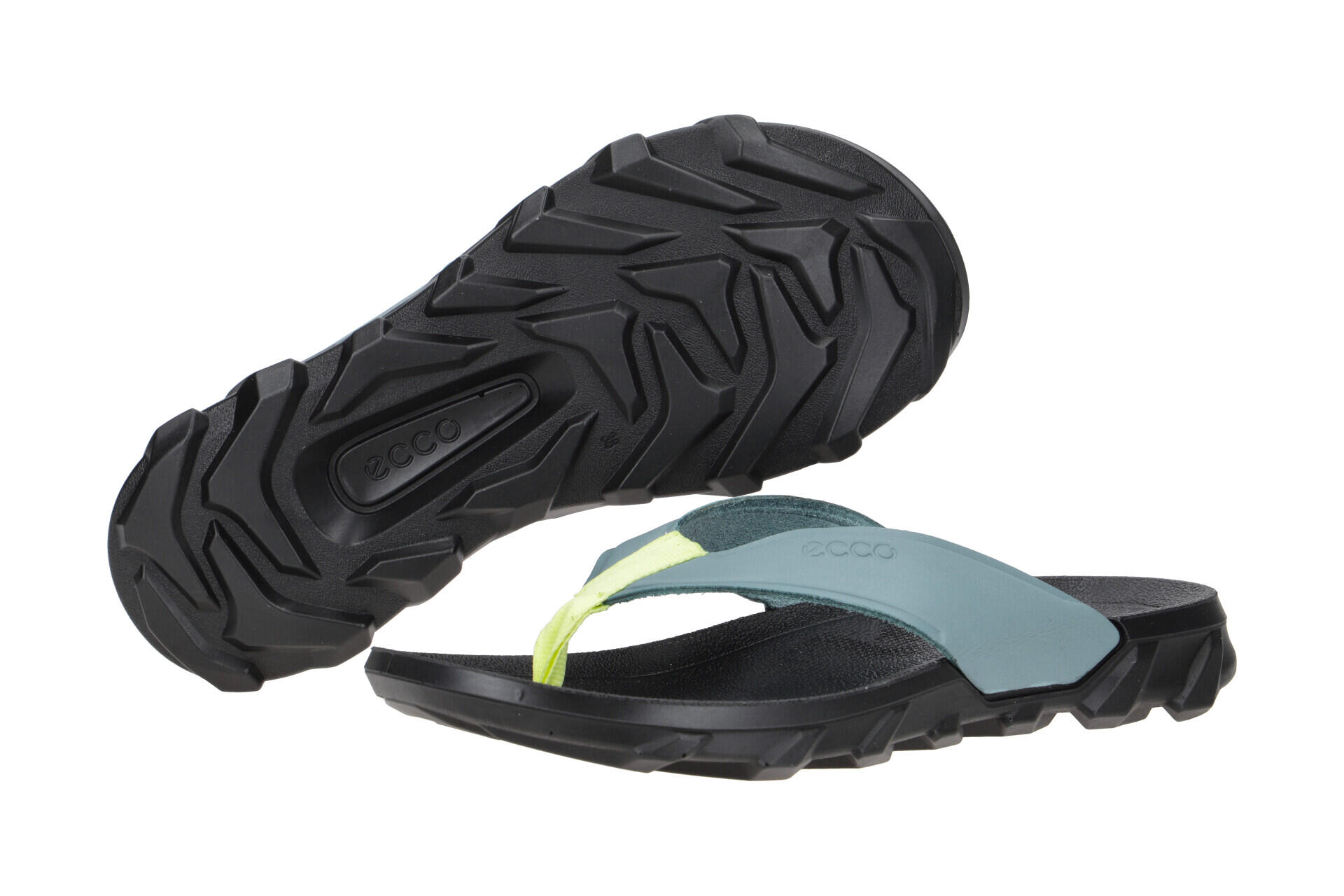 Ecco MX Flipsider Zehentrenner Pantolette blau UNISEX 3/7
